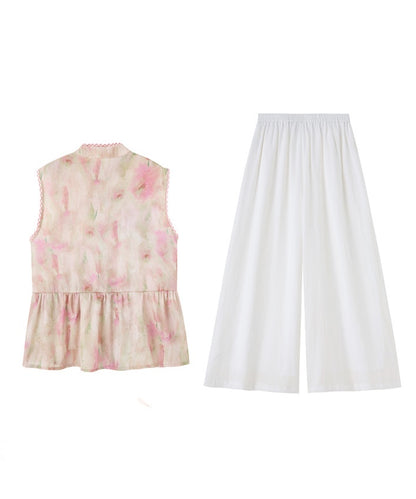 Ensemble Cheongsam Lunaria Petal Mist