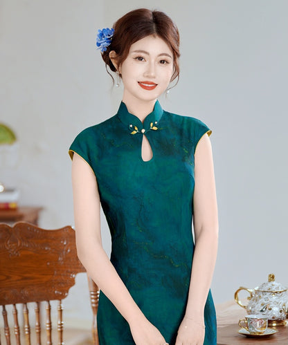 Emerald Poise Cheongsam