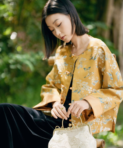Royal Empress Yellow Oriental Jacket
