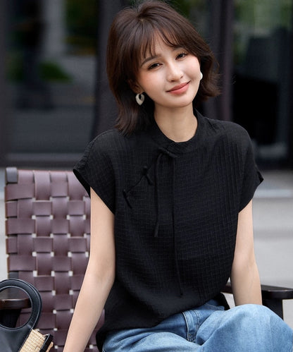 Ivory Whisper Silk Oriental Top