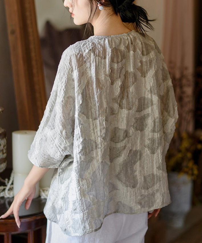 Willow Mist Modern Oriental Top