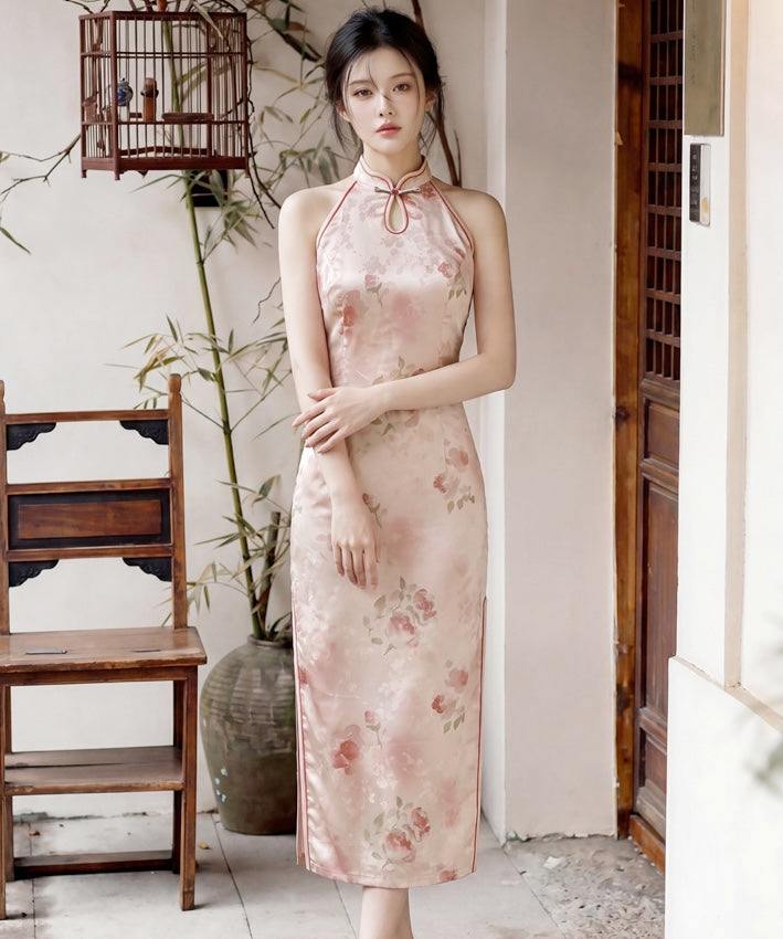 Roselune Halter Cheongsam