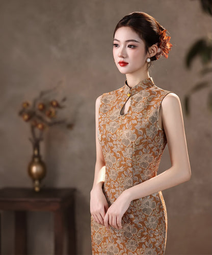 Grüner Jade-Mosaik-Cheongsam
