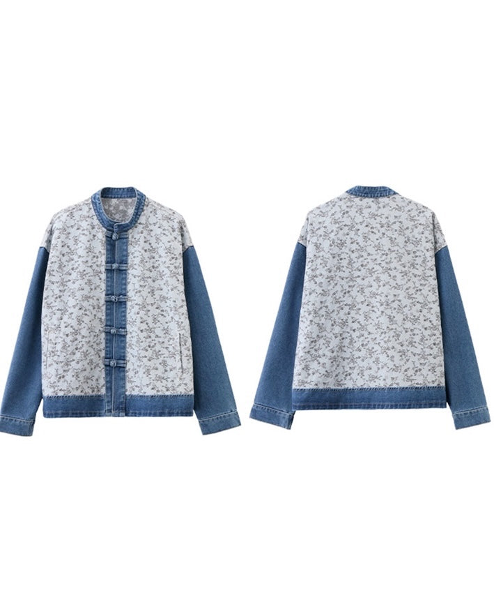 Indigo Garden Cheongsam Jacket