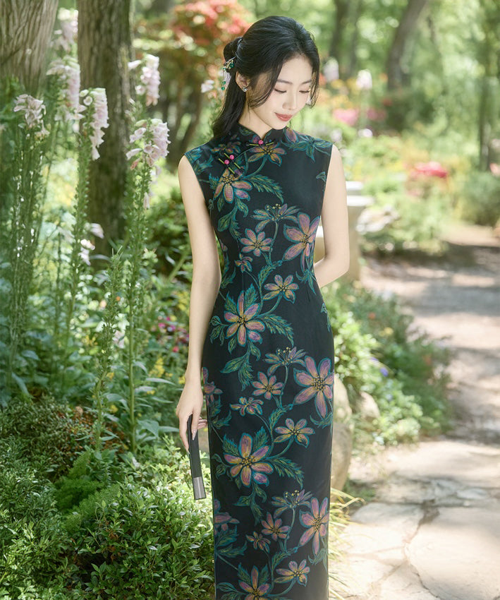 Noir Fleur Cheongsam