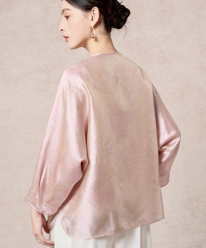 Pink Opaline Silk Top