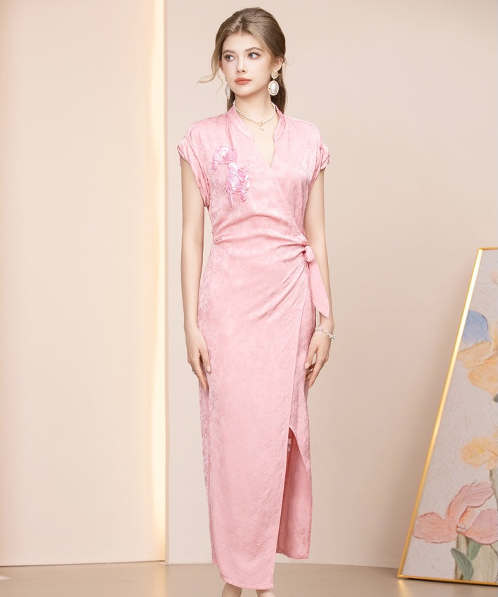 Orchid Wrap Dress