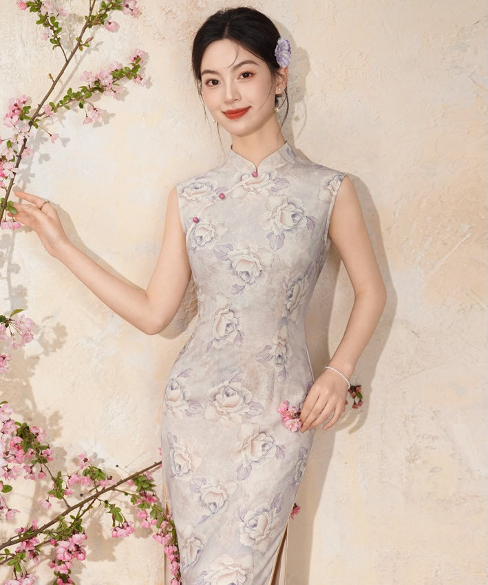 Lavender Rose Cheongsam