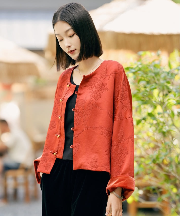 The Prosperity Red Cheongsam Jacket