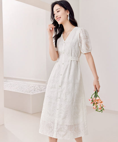 Elise Pastel Lace Dress