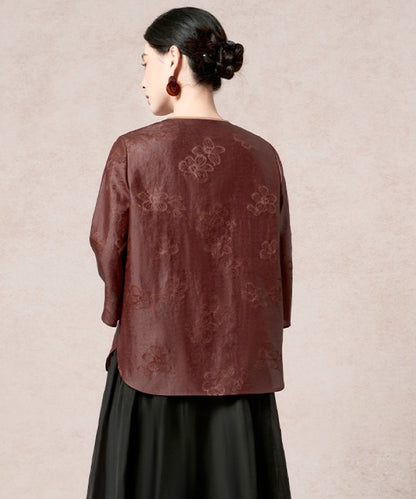 Mulberry Bloom Silk Top