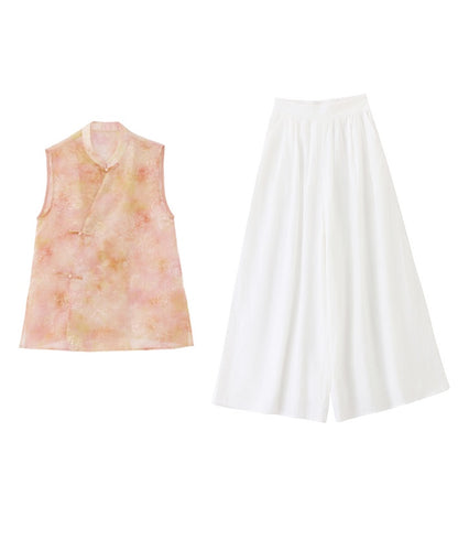 Alora Apricot Cheongsam Set