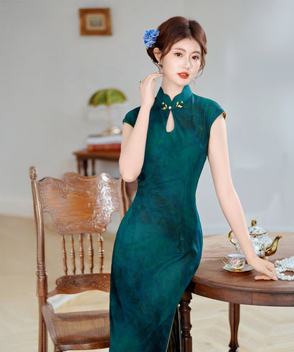 Emerald Poise Cheongsam