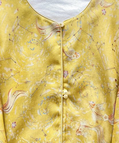 Blush Satin Cheongsam Jacket Top