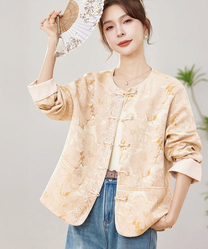 Veste Cheongsam Floraison Douce