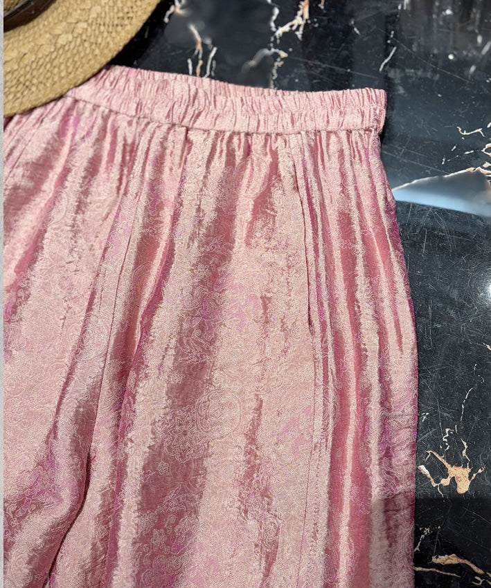 Jade Whisper Wide-Leg Pants