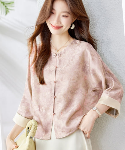 Soft Rose Cheongsam Jacket