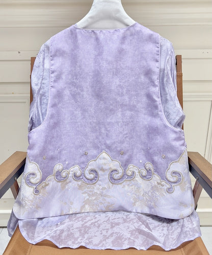 Lavender Fairy Cheongsam Blouse
