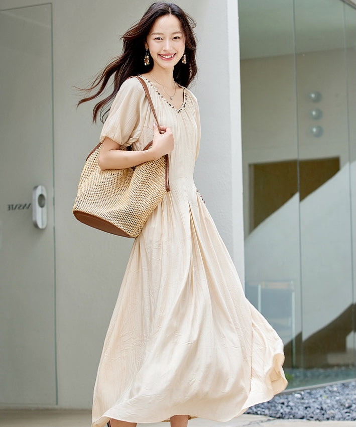 Soft Bloom Poise Dress