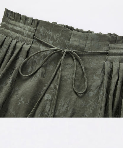 Silk Linen Relaxed Oriental Pants