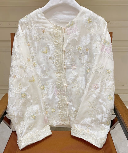 Golden Bloom Lace Cheongsam Jacket
