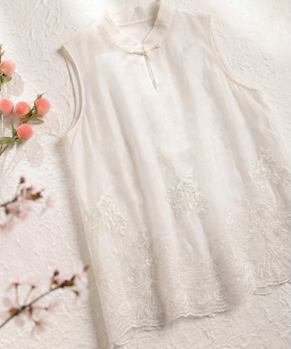 Racie Embroidered Cheongsam Top