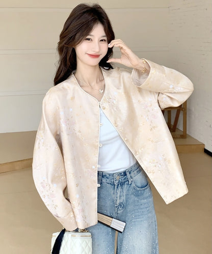 Champagne Blossom Cheongsam Jacket