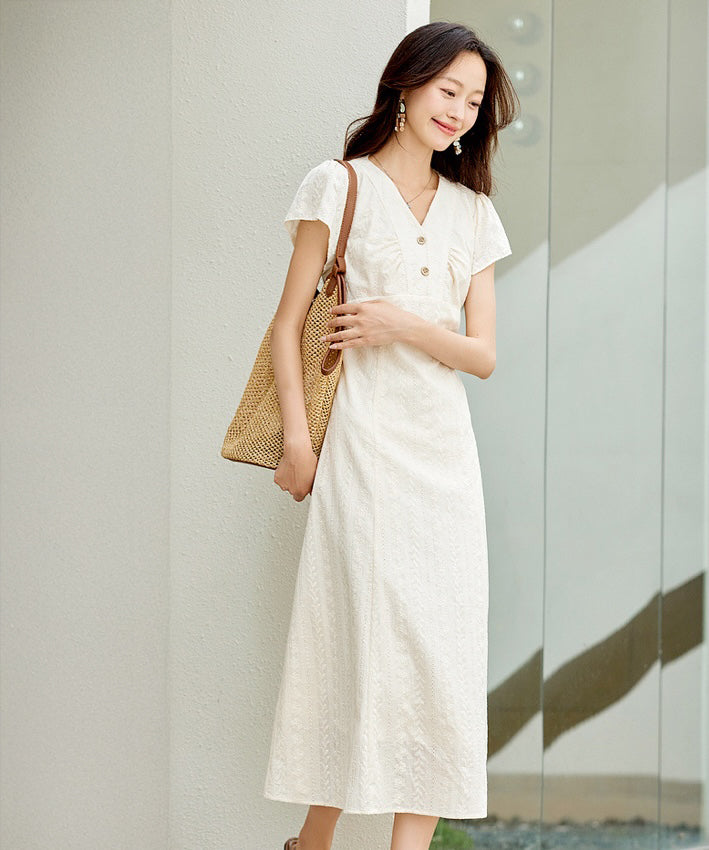 Amelie Broderie Dress