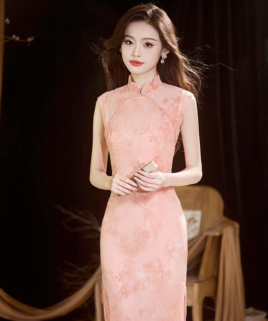 Ruffle Fairy Pink Cheongsam