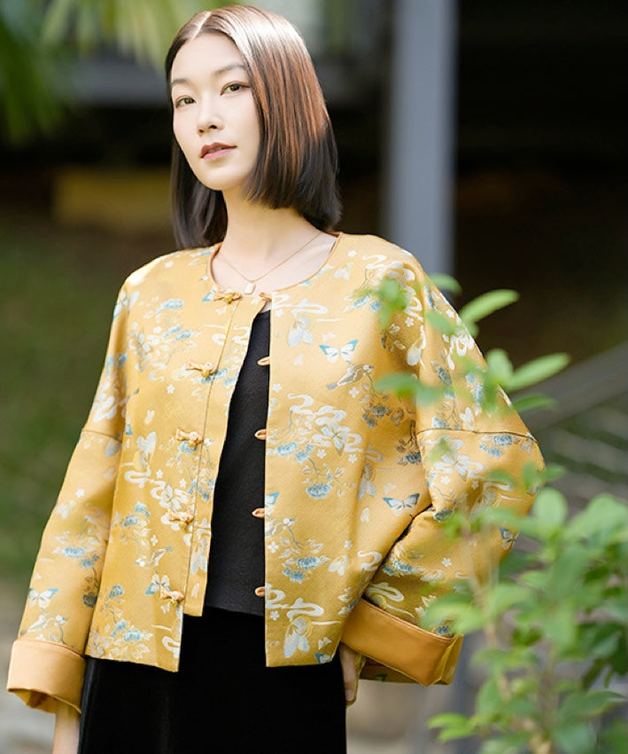 Royal Empress Yellow Oriental Jacket