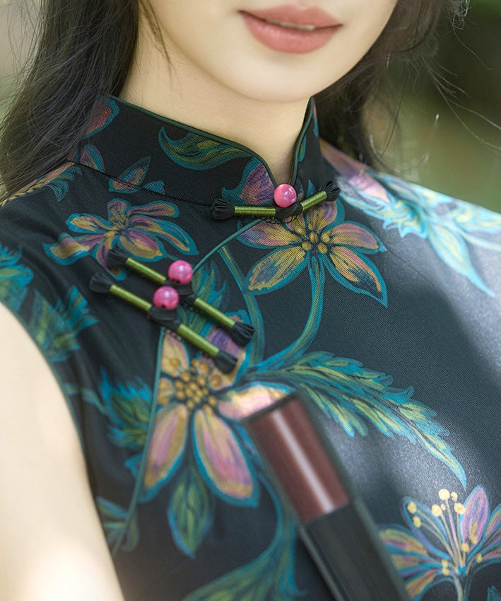 Noir Fleur Cheongsam