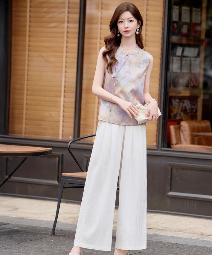 Pastel Mist Harmony Cheongsam Set