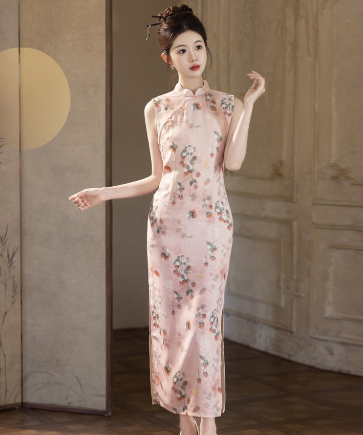 Strawberry Blush Cheongsam