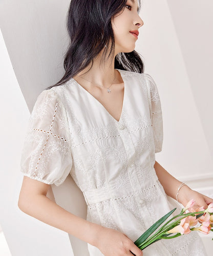 Elise Pastel Lace Dress