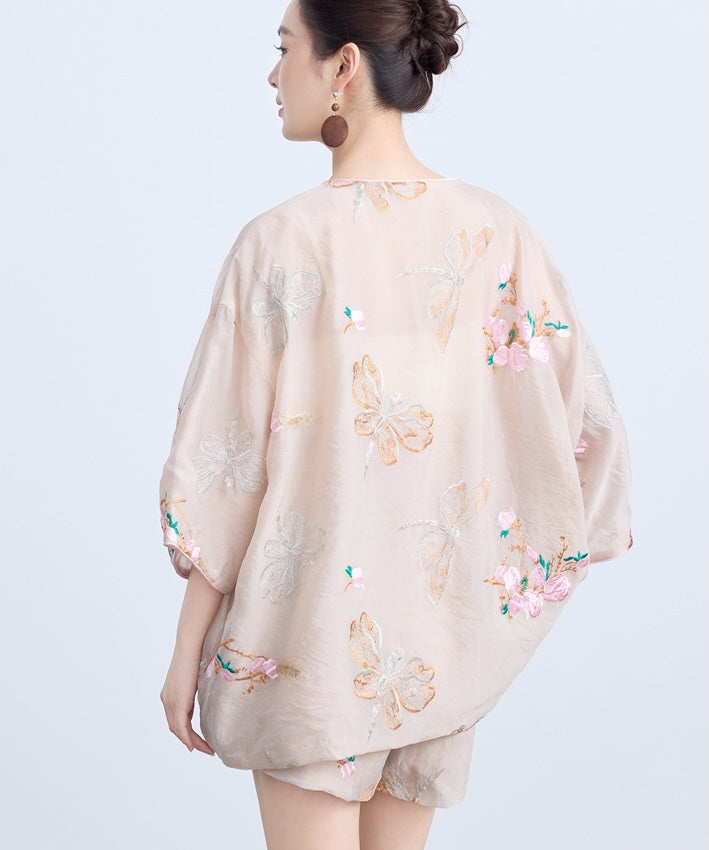 Elsette Blossom Cheongsam Top Shorts Set