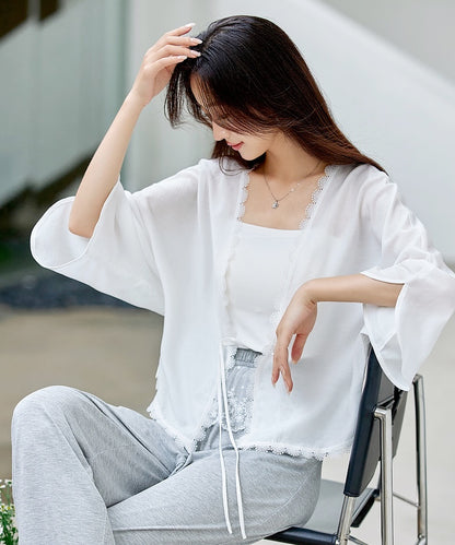 Cloud Lace Tie Jacket