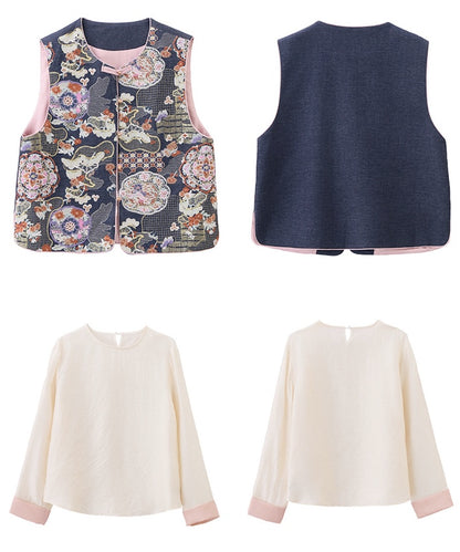 Yunhua Oriental Cheongsam Vest Set