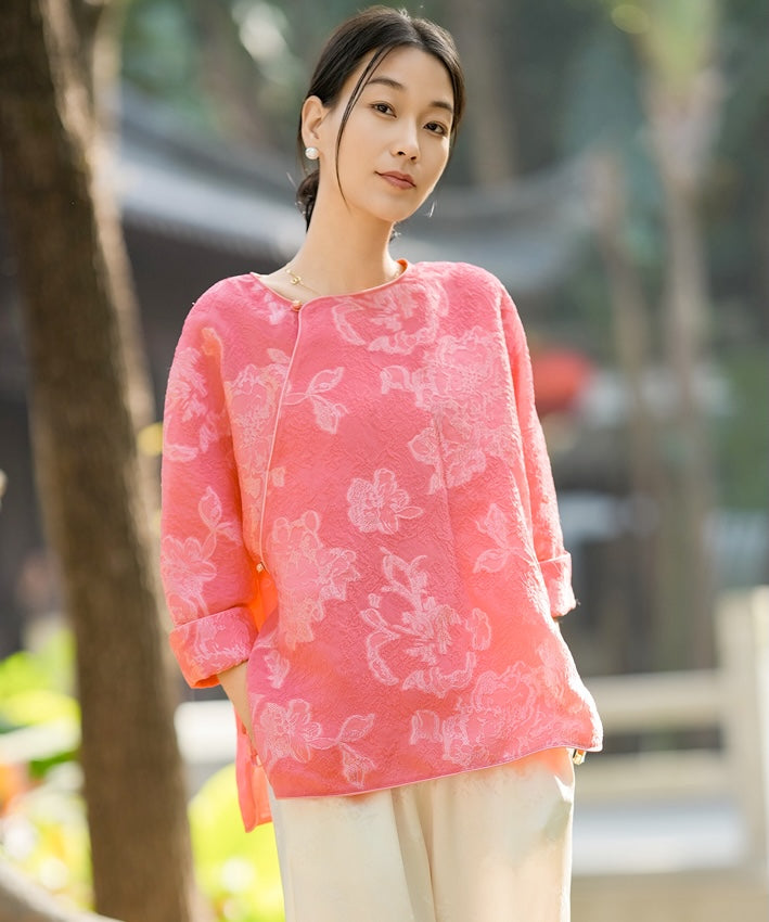Coraline Blossom Silk Top