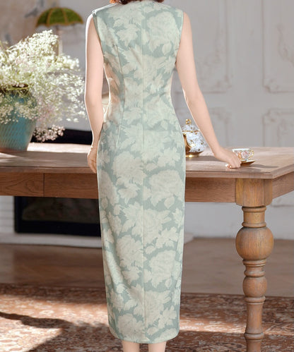 Celadon Bloom Cheongsam