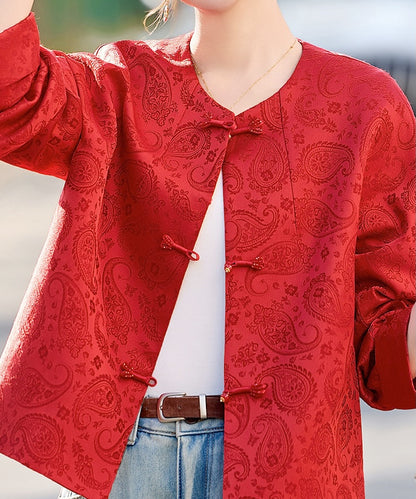 Scarlet Radiance Cheongsam Jacket