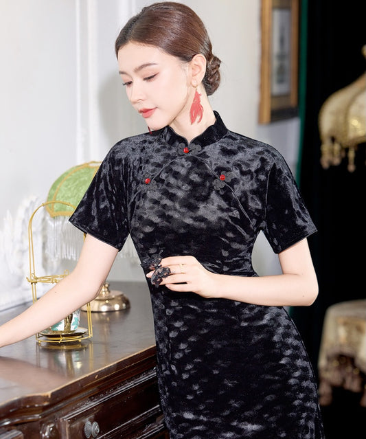 Velvet Blessing Cheongsam