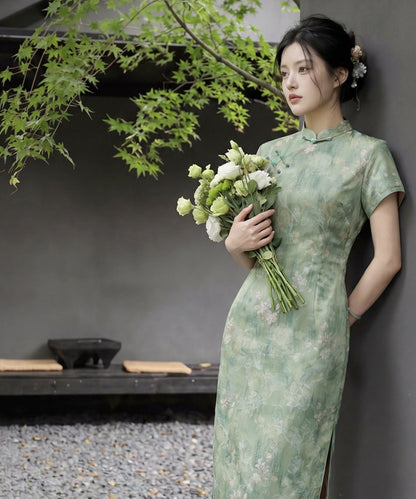 Sylvene Mist Cheongsam