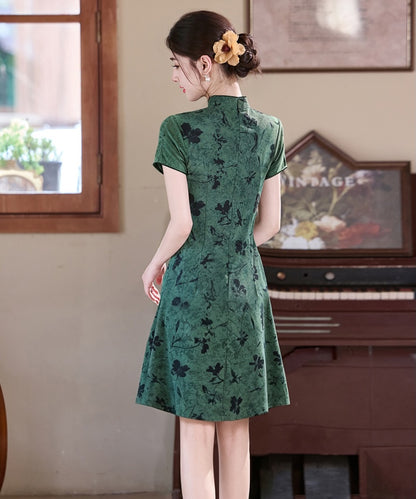 Maple Botanical Mini Cheongsam