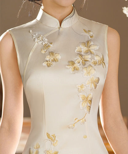 Golden Magnolia Cheongsam