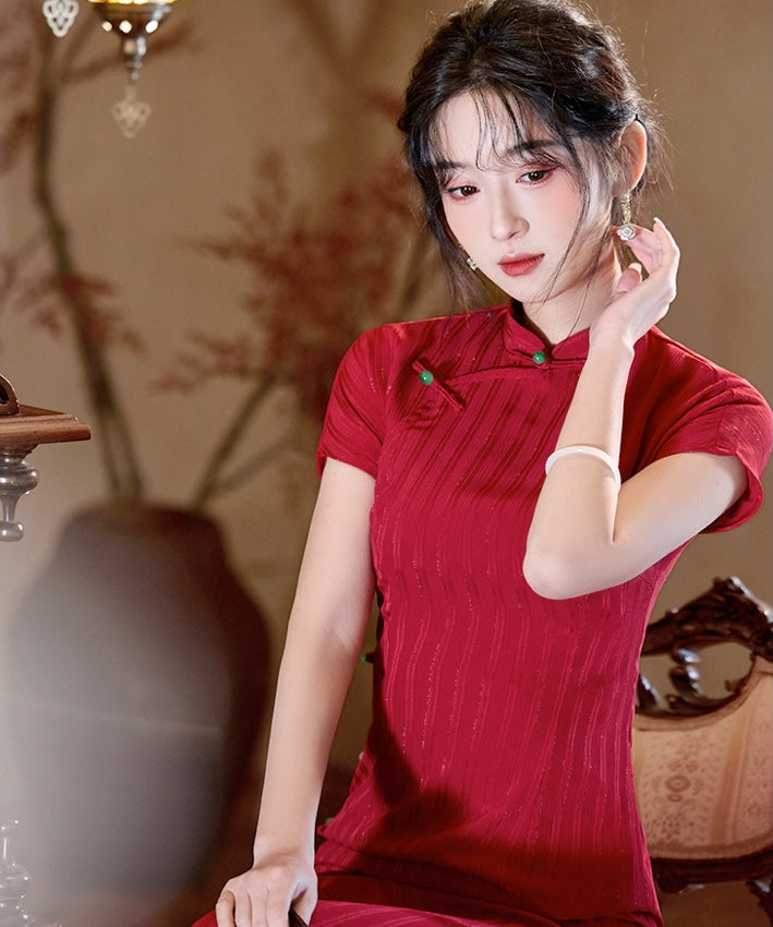 Jadey Red Cheongsam