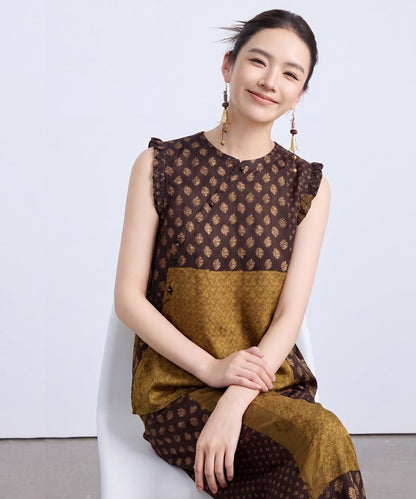 Mosaic Reverie Cheongsam Top & Pants Set