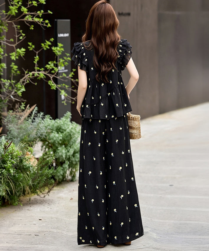 Maribel Cheongsam Top & Pants Set