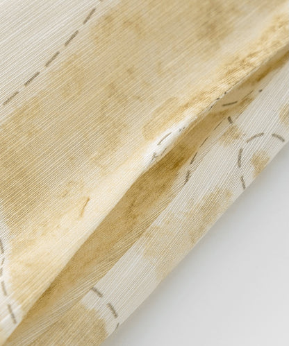 Golden Willow Linen Silk Dress