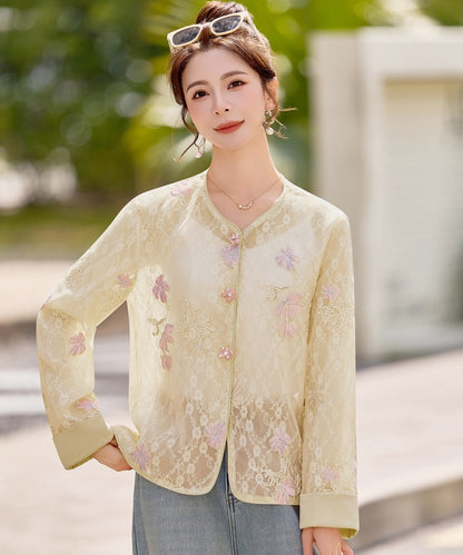 Floral Lace Cheongsam Jacket