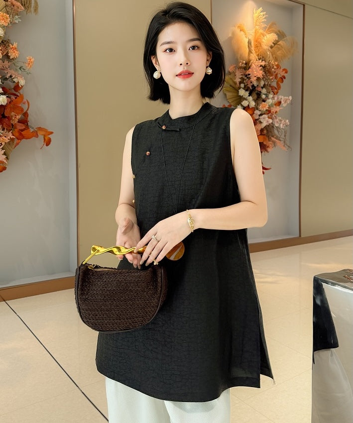 Noire Essence Modern Oriental Top